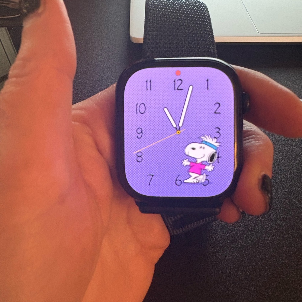 Apple Series 10 Watch with Navy Blue Apple Band